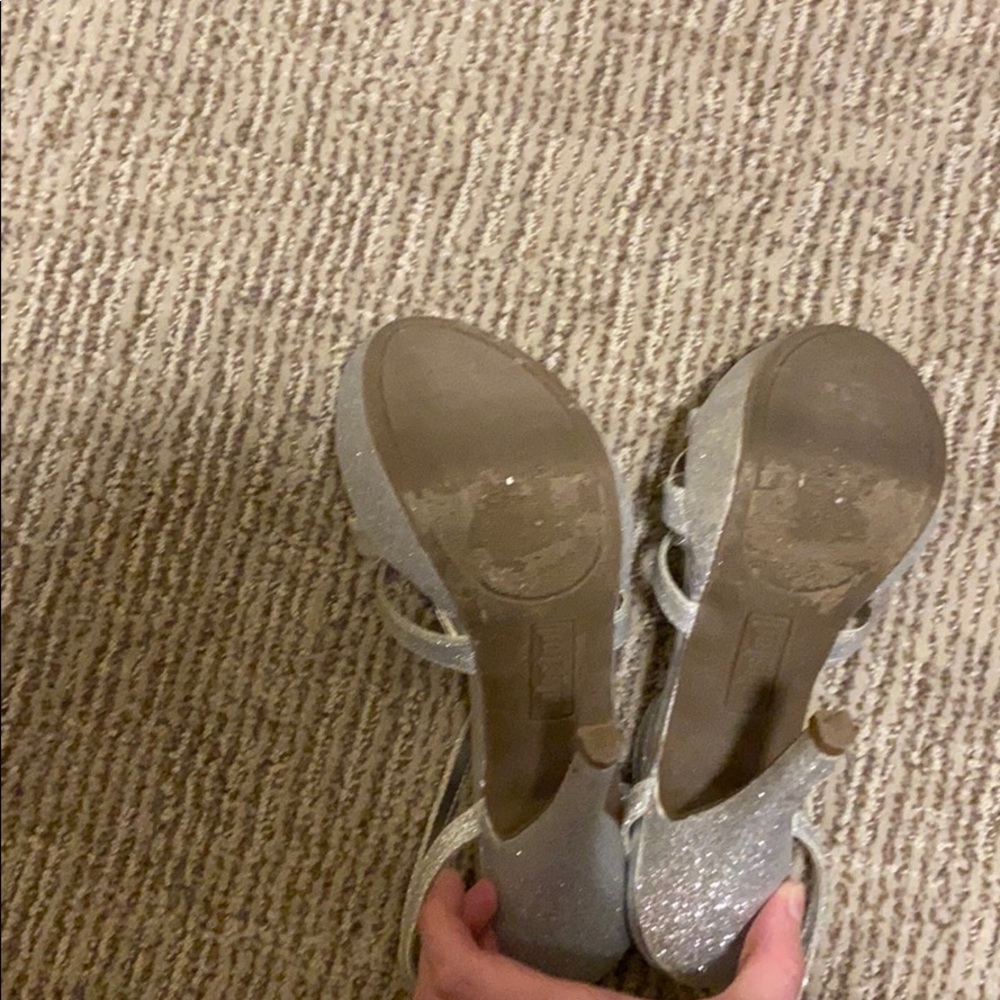 Silver High Heels - image 3